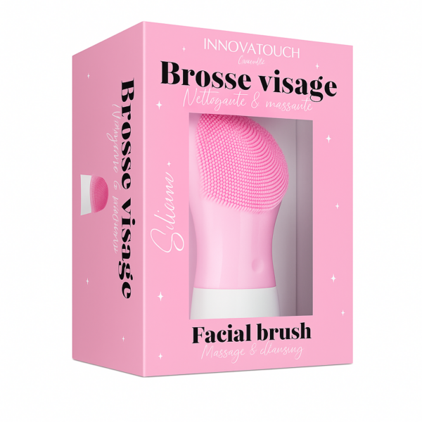 H2M INNOVATOUCH BROSSE VISAGE NETT ET MASSANTE SILICONE
