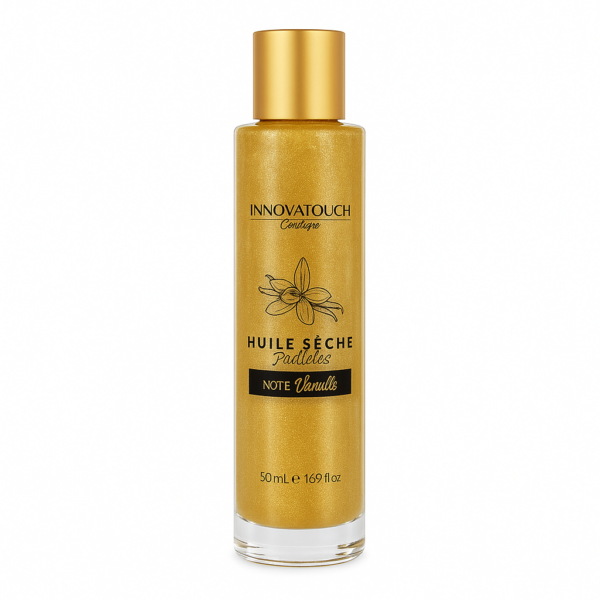 H2M INNOVATOUCH HUILE SECHE PAILLETEE VANILLEE 50ML