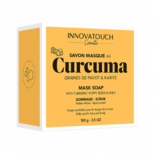 H2M INNOVATOUCH SAVON MASQUE CURCUMA 100G
