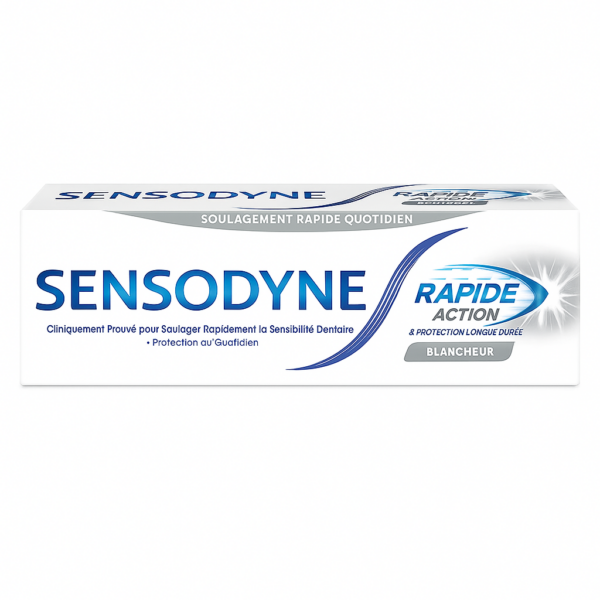 SENSODYNE DENTIFRICE RAPIDE ACTION BLANCHEUR 75ML