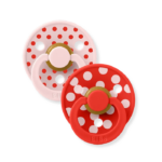 BIBS SUCETTE COUTURE.COLL 2.AGE X2 BLOSSOM-CANDY APPLE 32