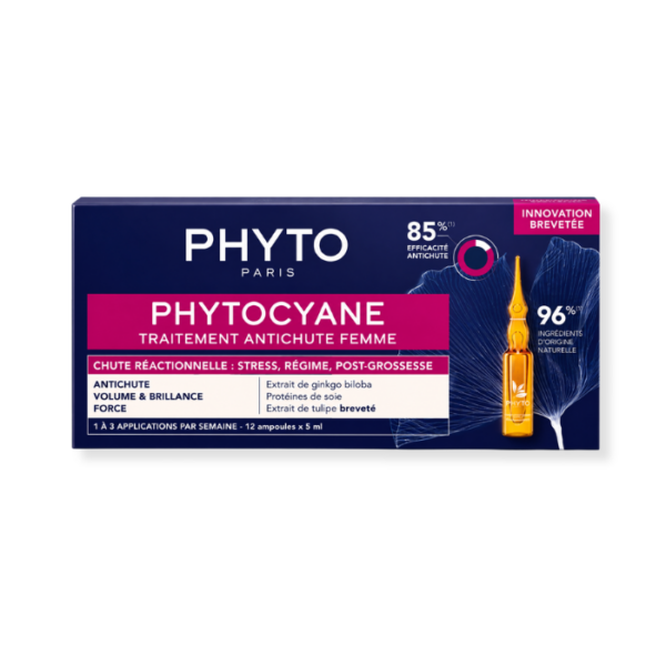 PHYTOCYANE TRAITEMENT ANTI CHUTE REACTIONNELLE FEMME 125ML